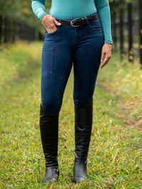 Denim Full Seat Tread Breech